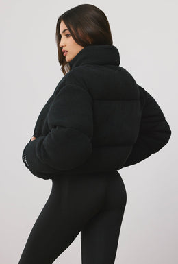 Puffer Jacket in Onyx