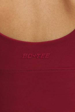 Soft Active V-Neck Tank Top in Raspberry