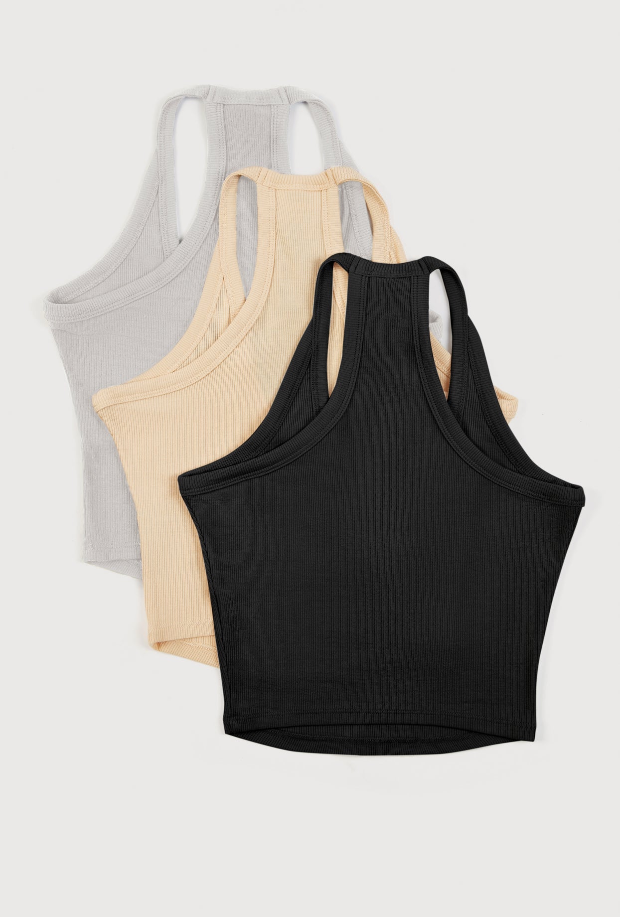 Modal Rib V Neck Tank Top Bundle