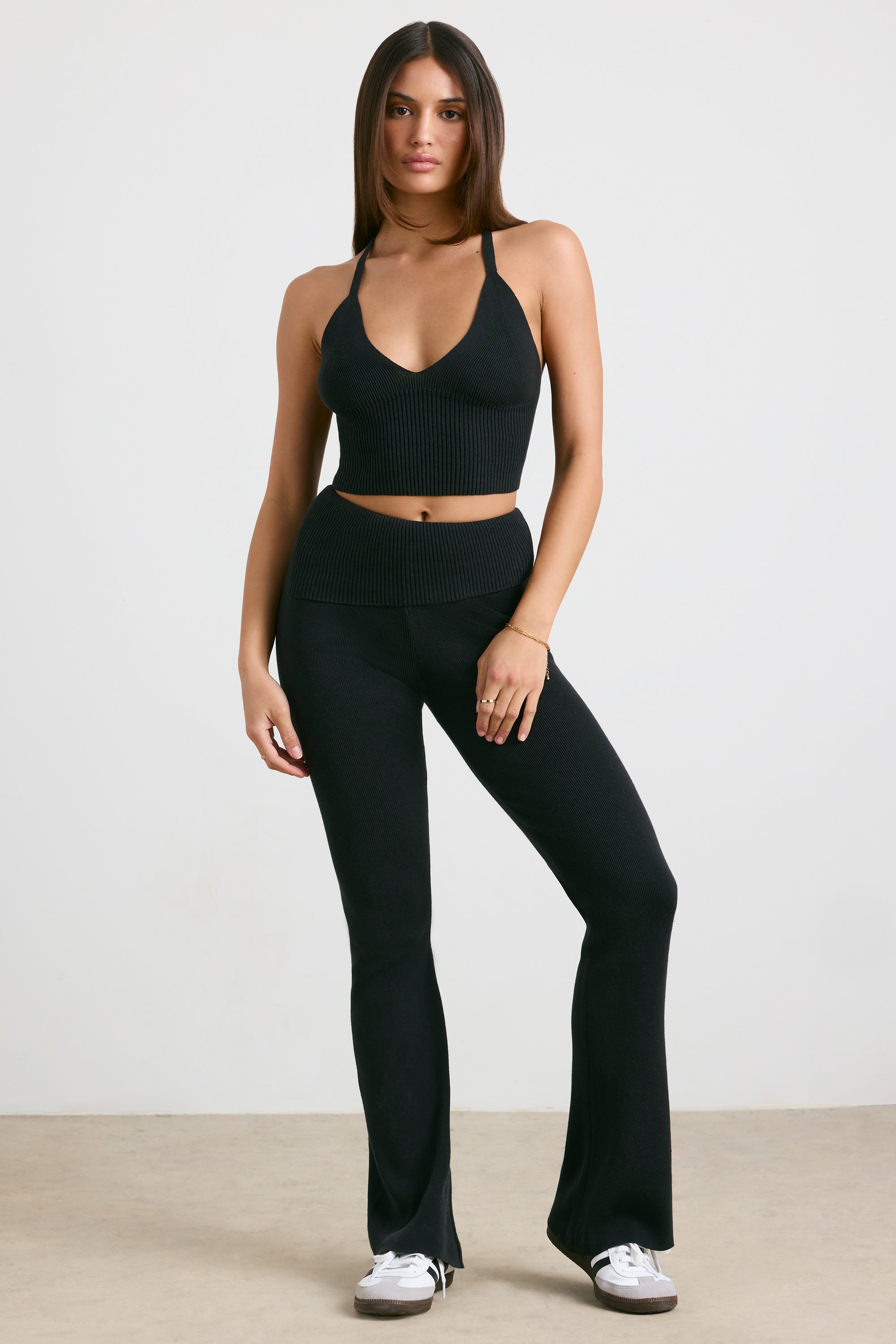 Topshop Slim Kick Flare Trousers, $18 | Nordstrom | Lookastic