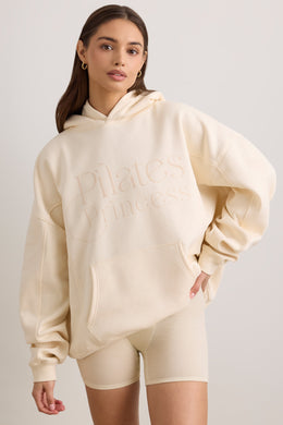 Oversized Hooded Sweatshirt in Vanilla