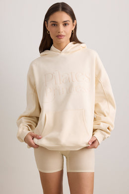 Oversized Hooded Sweatshirt in Vanilla