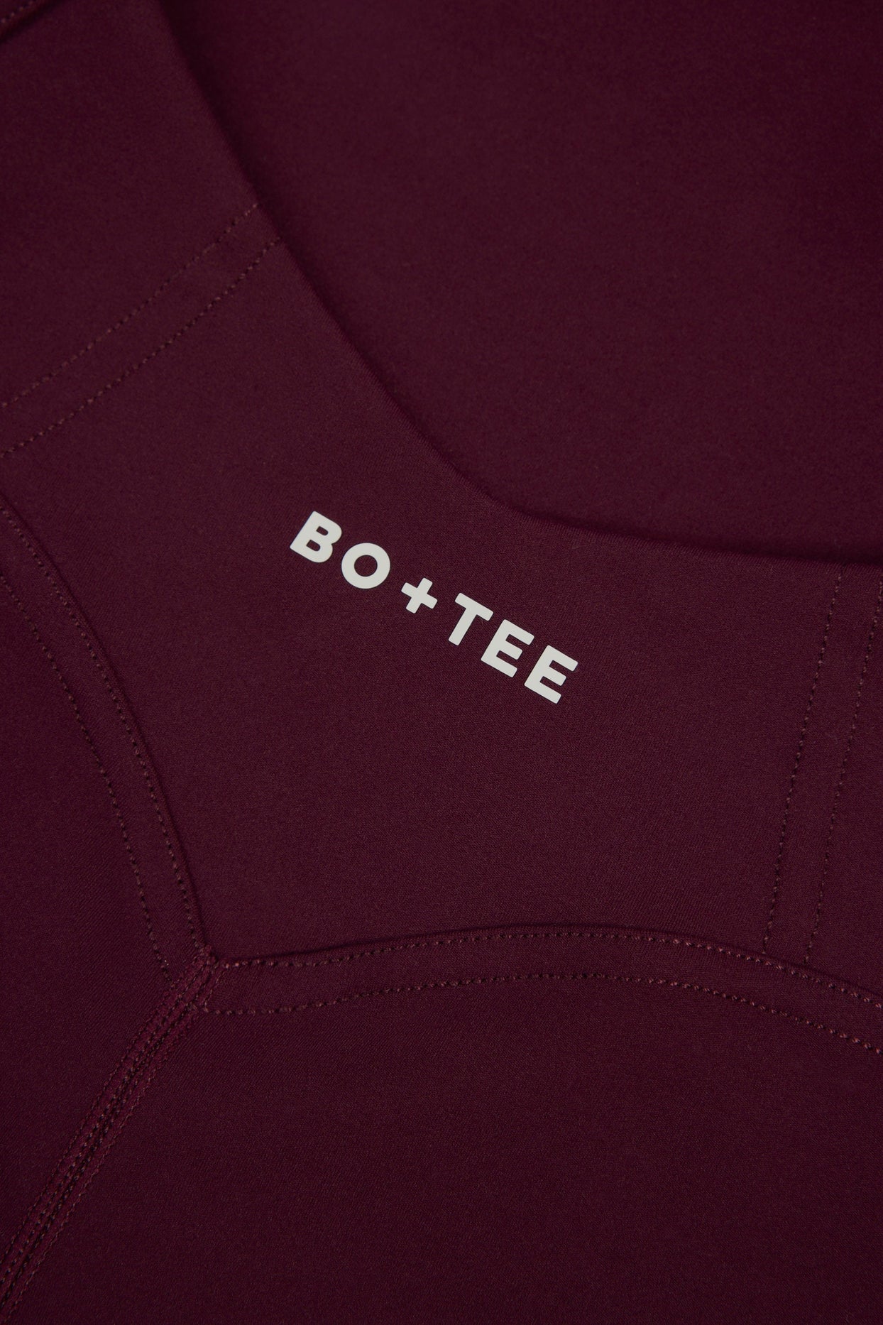 Soft Active Open-Back Unitard in Burgundy