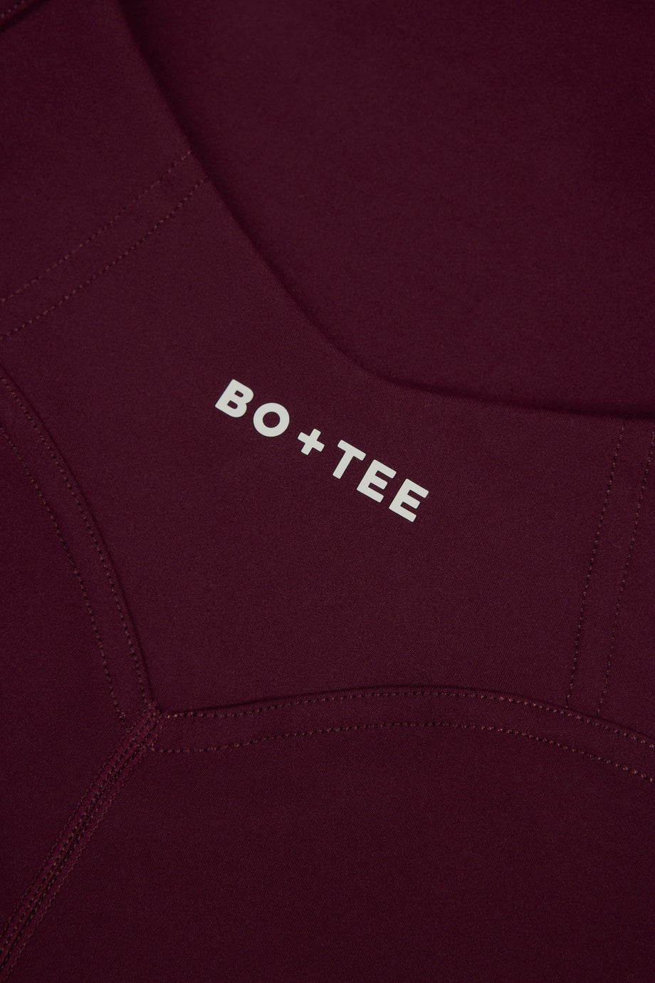 Soft Active Open-Back Unitard in Burgundy