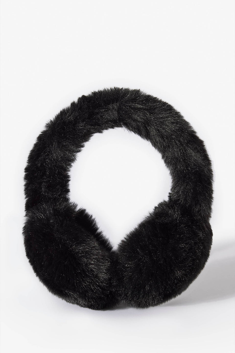 Faux-Fur Earmuffs in Black