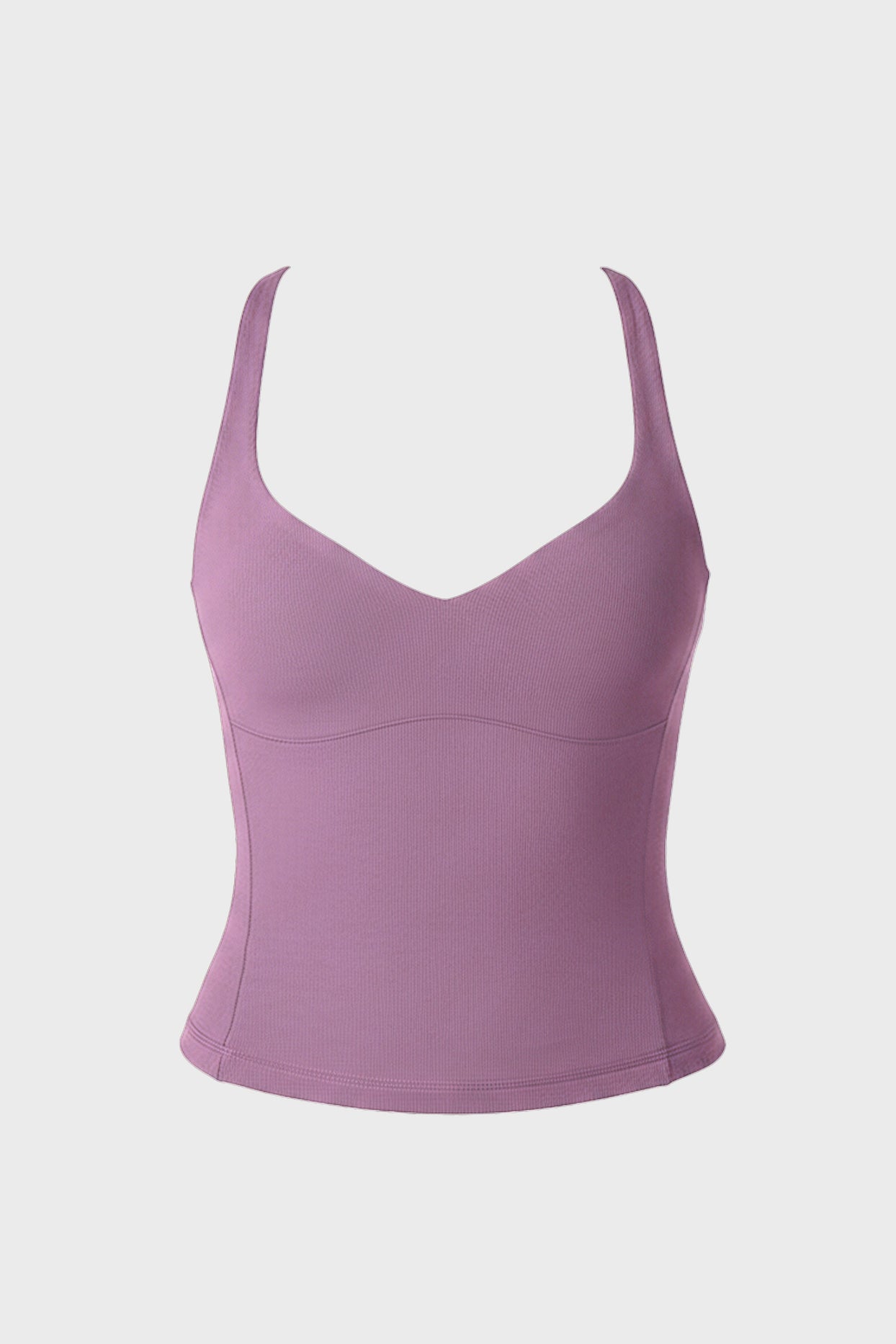 Soft Active Sweetheart-Neck Tank Top in Dusk