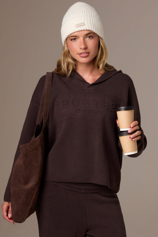 Suede Tote Bag in Espresso