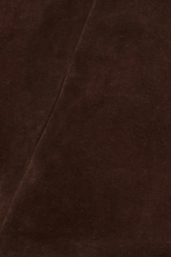 Suede Tote Bag in Espresso