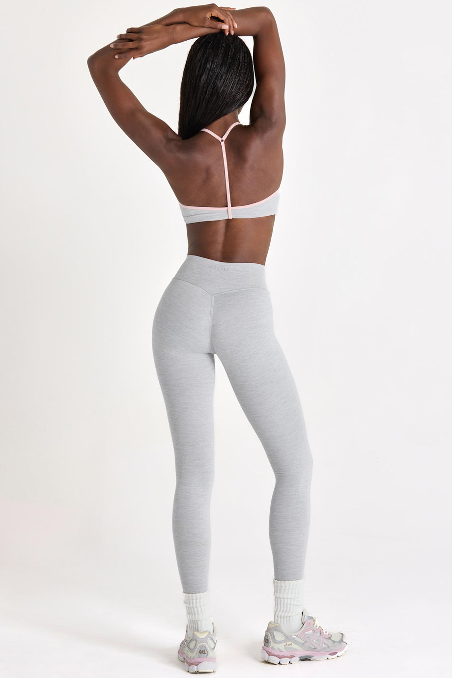 Soft Active Leggings in Grey Marl