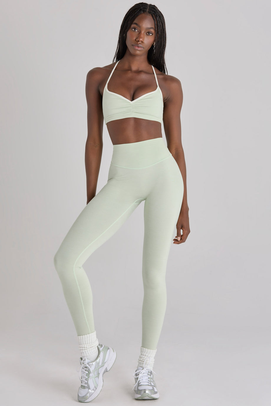 Soft Active Leggings in Sage Marl
