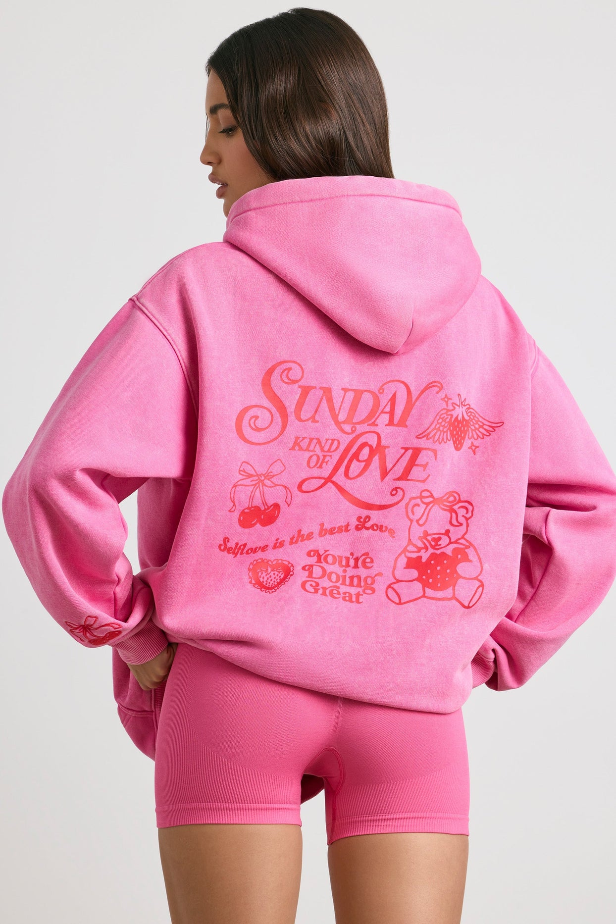 Pink Love Ladies Sweatshirt - Love Sweatshirt - Pink Love Jumper