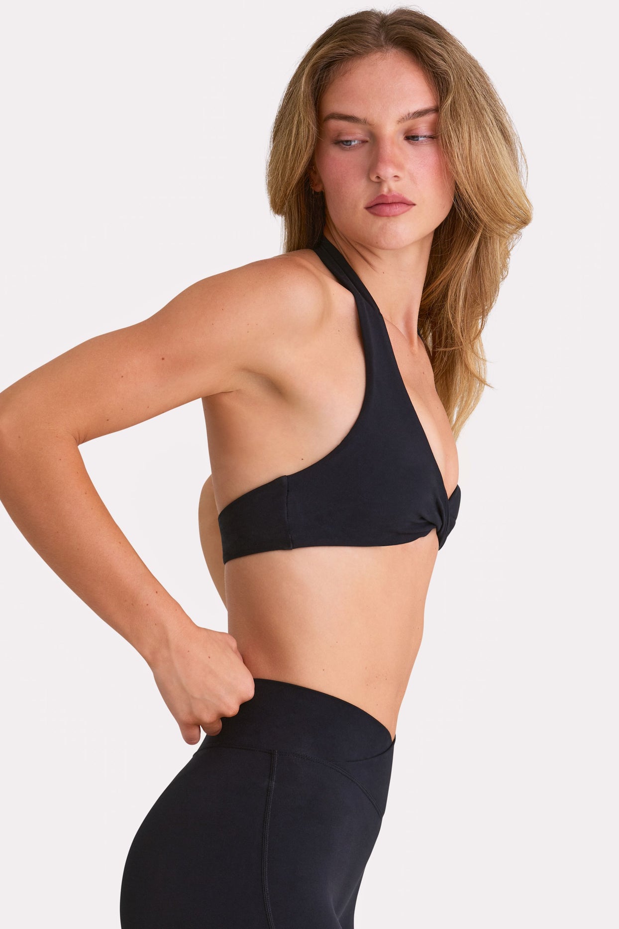 Soft Active Sports Bra in Black - 3