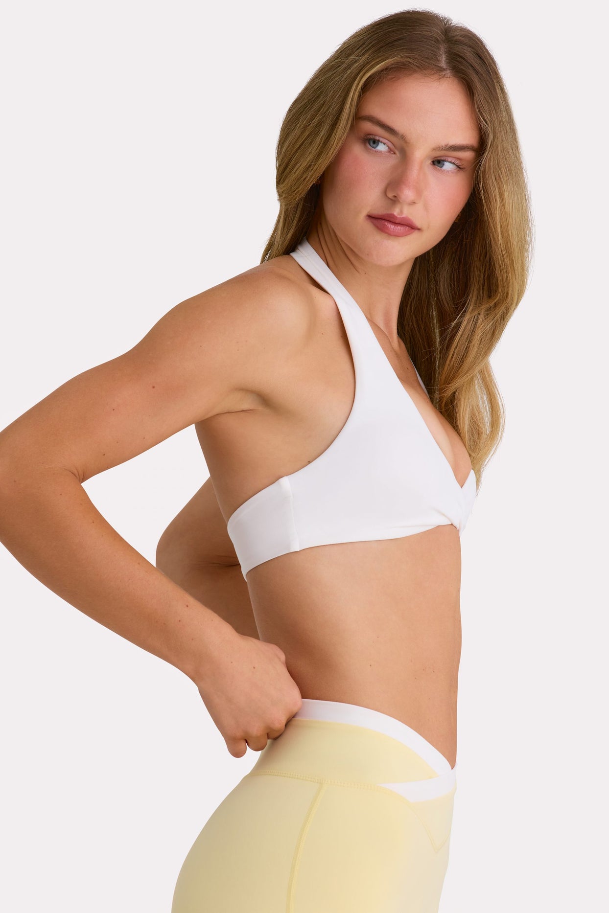 Soft Active Sports Bra in Coconut - 4
