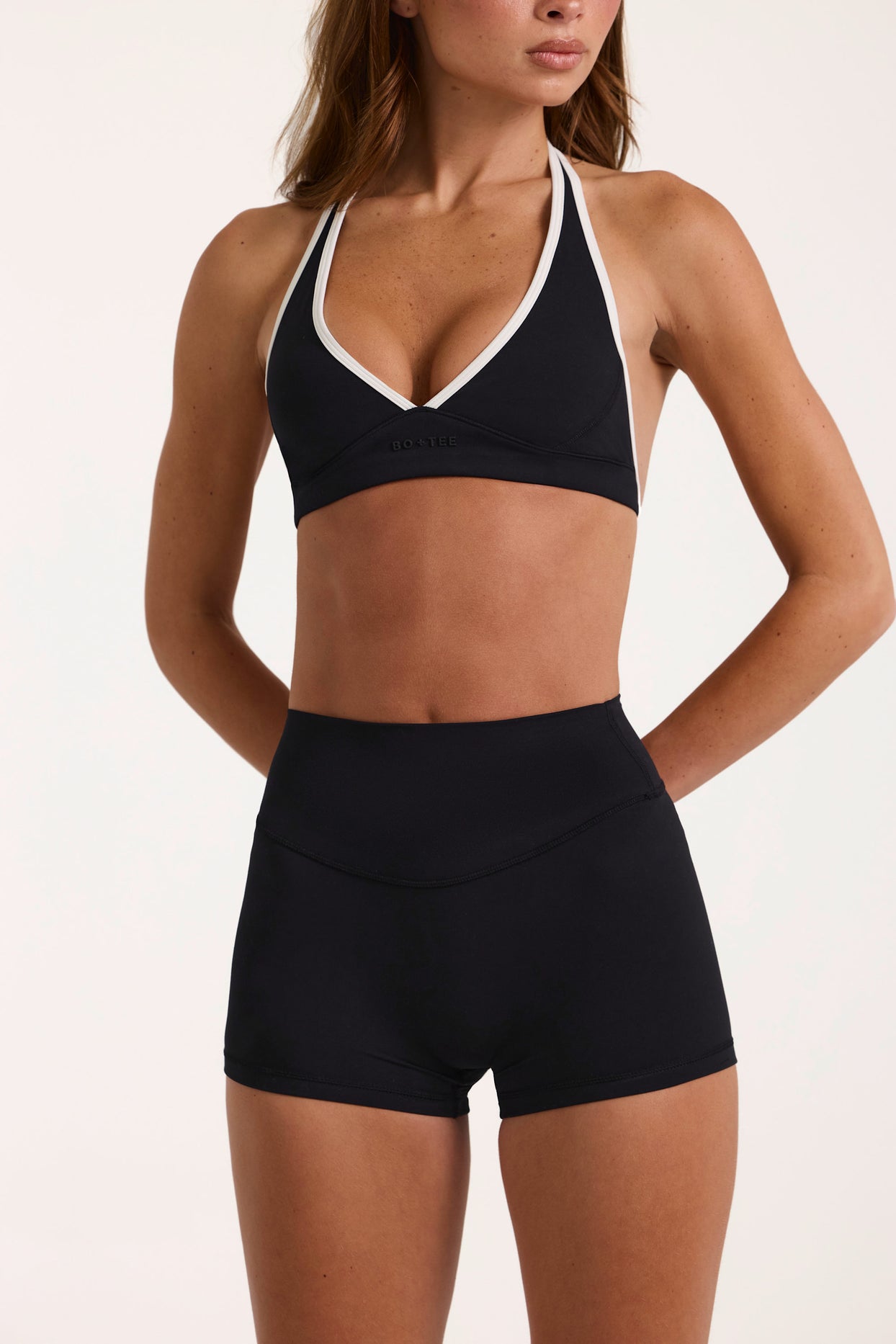 Soft Active Sports Bra in Black - 4
