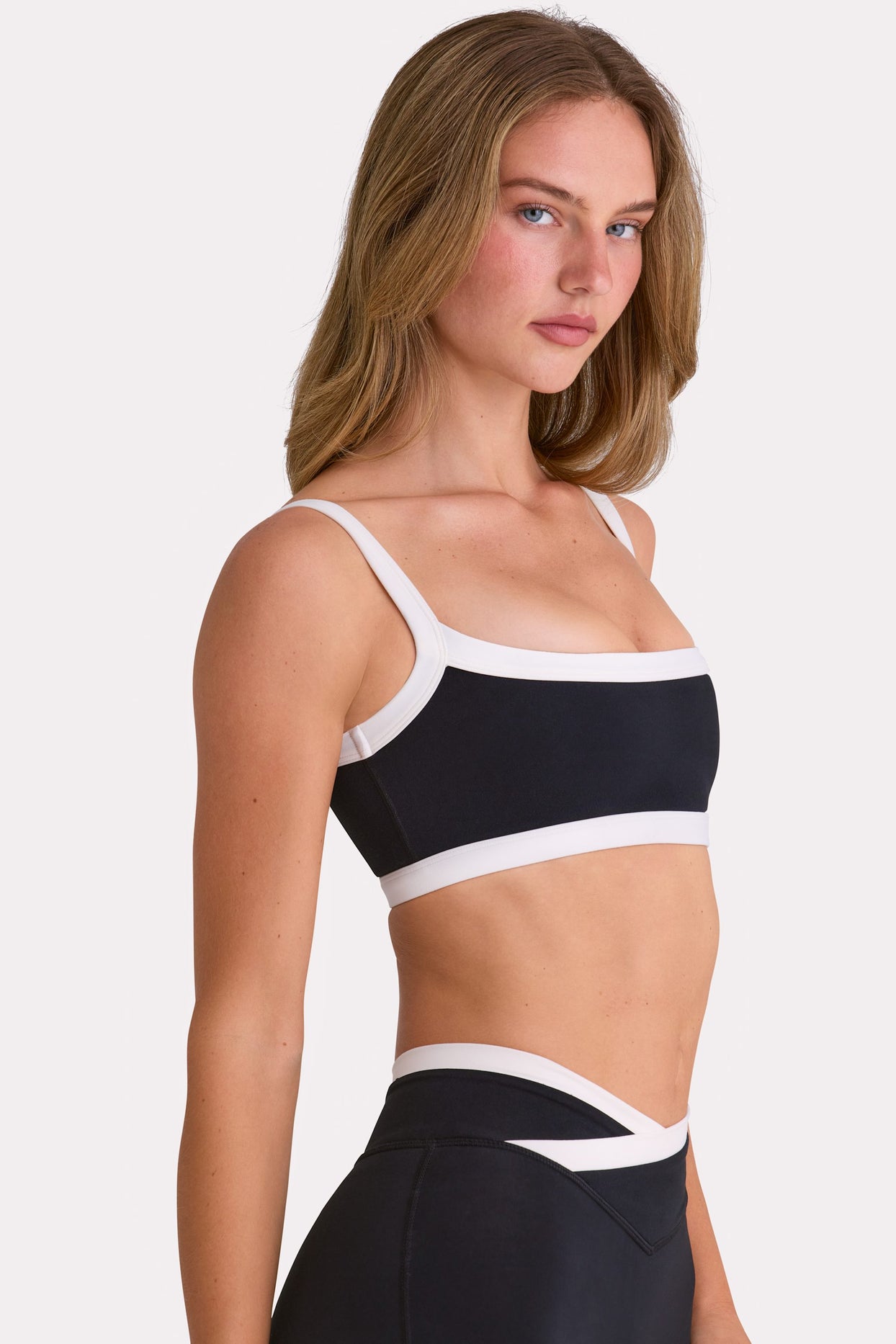 Soft Active Sports Bra in Black - 3