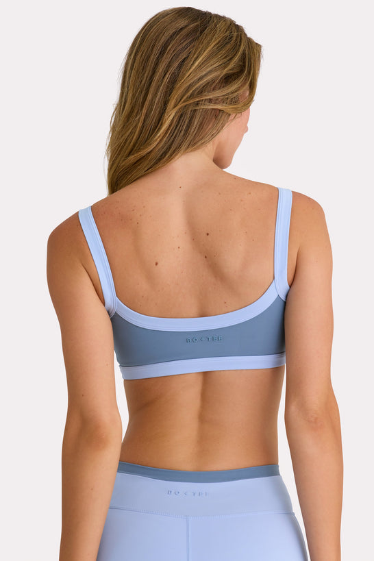 Soft Active Sports Bra in Marine