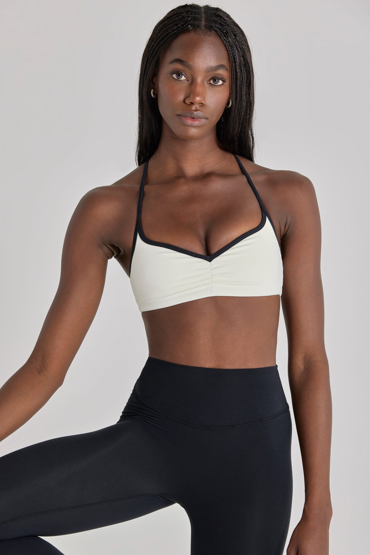 Soft Active Sports Bra in Ivory