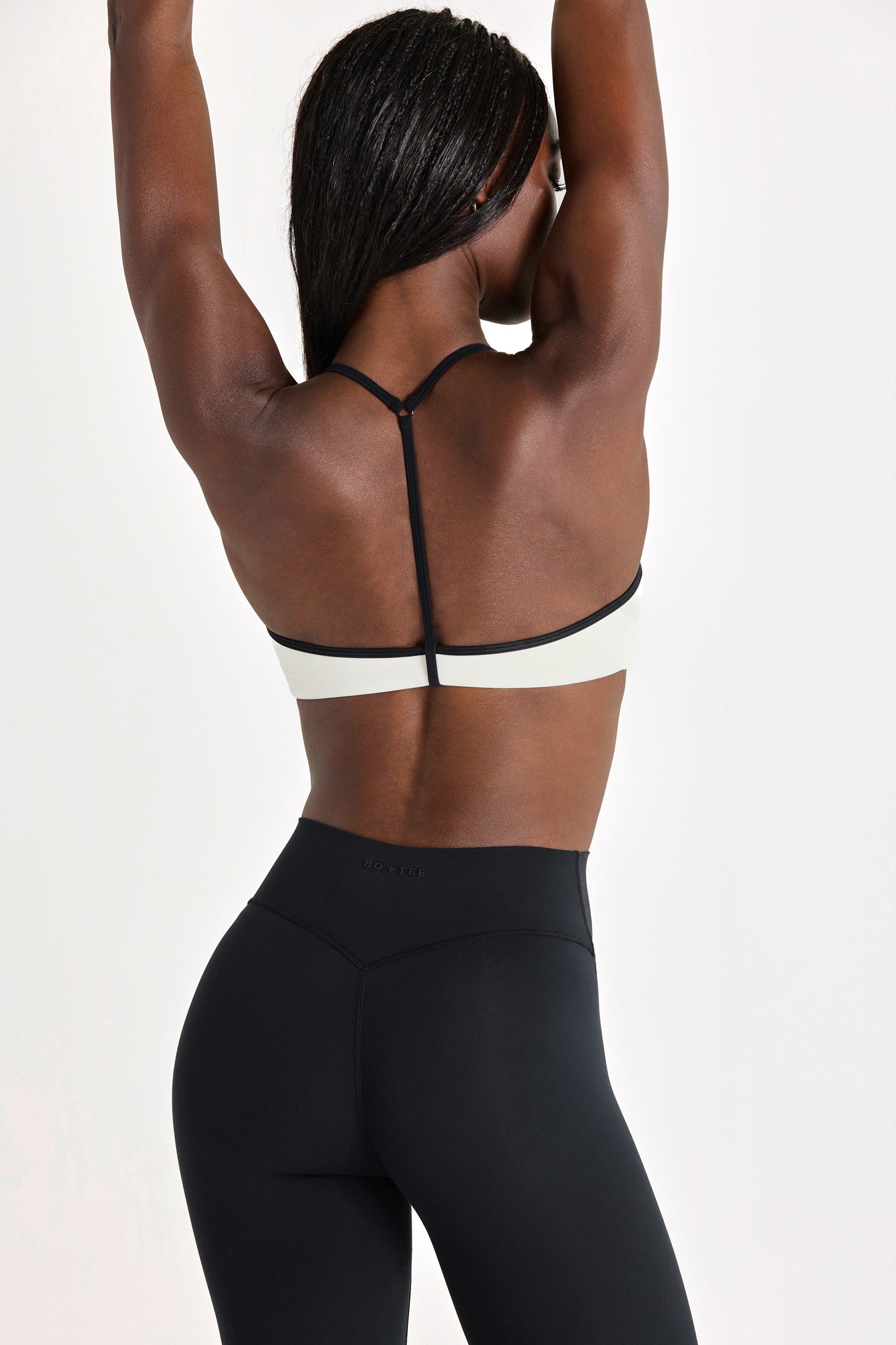 Soft Active Sports Bra in Ivory - 2