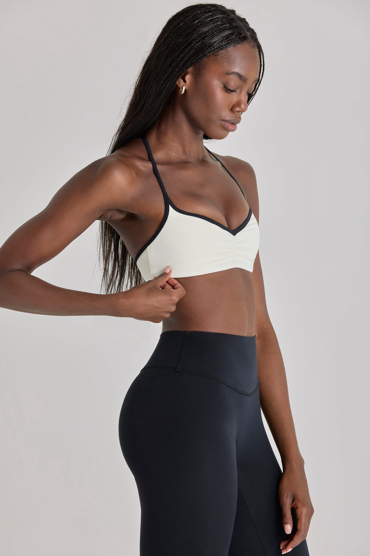 Soft Active Sports Bra in Ivory