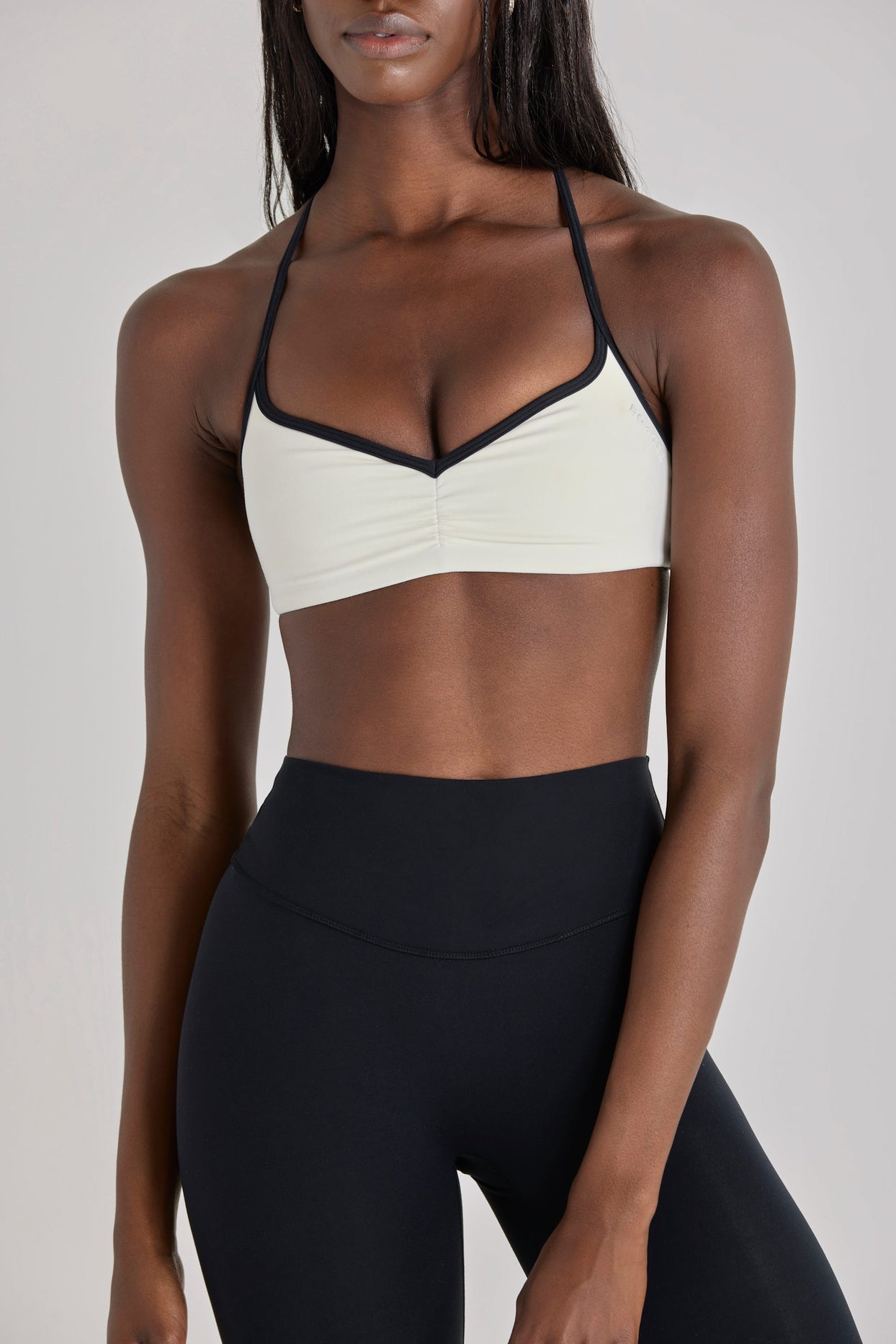 Soft Active Sports Bra in Ivory