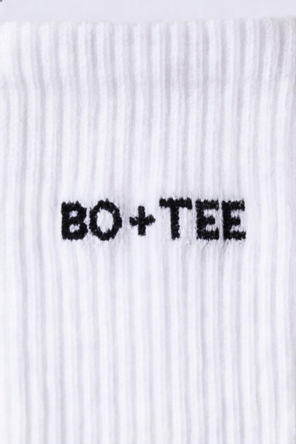 Ribbed Half-Crew 3-Pack Socks in White