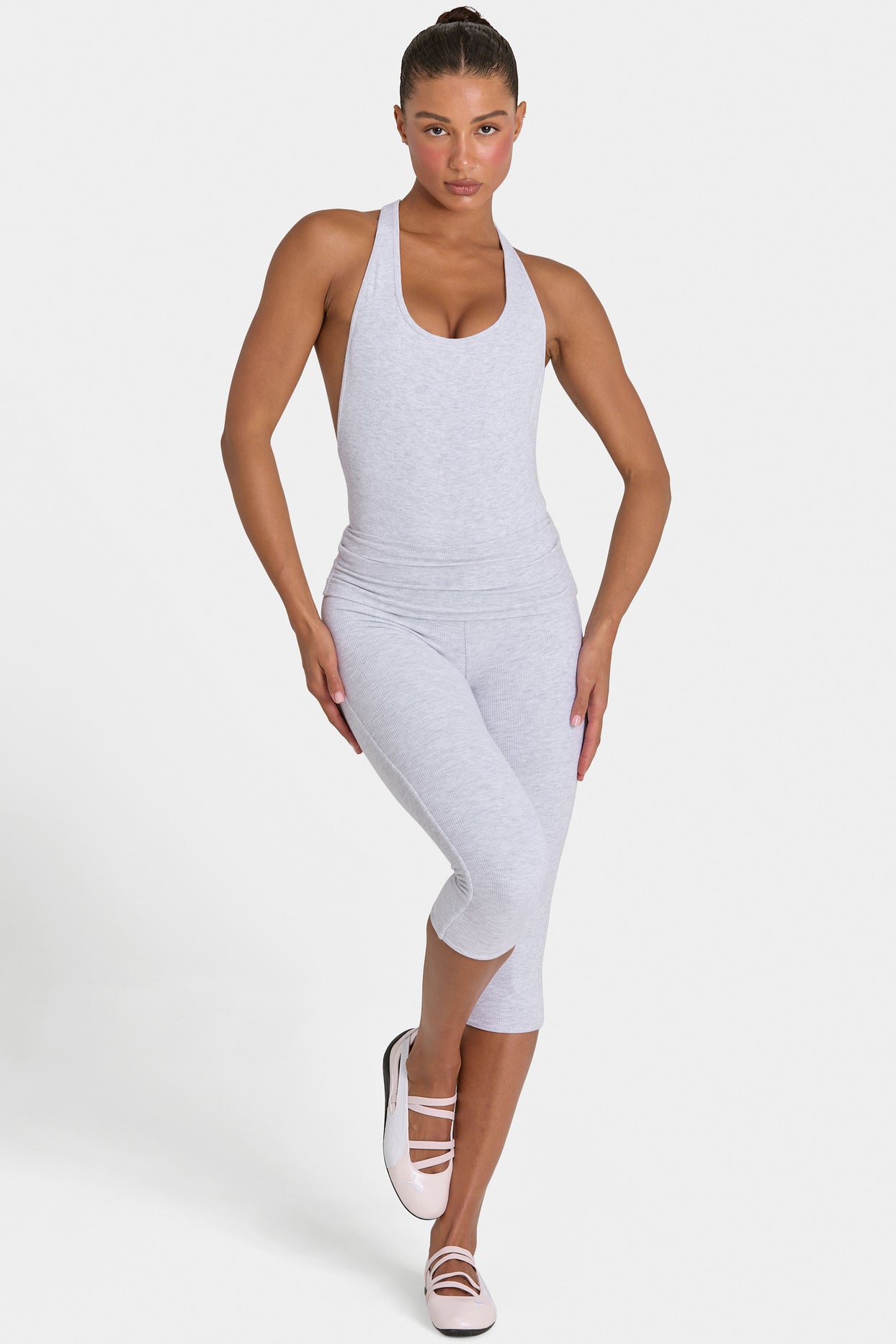 ButterCloud™ Bodysuit in Grey Marl - 5