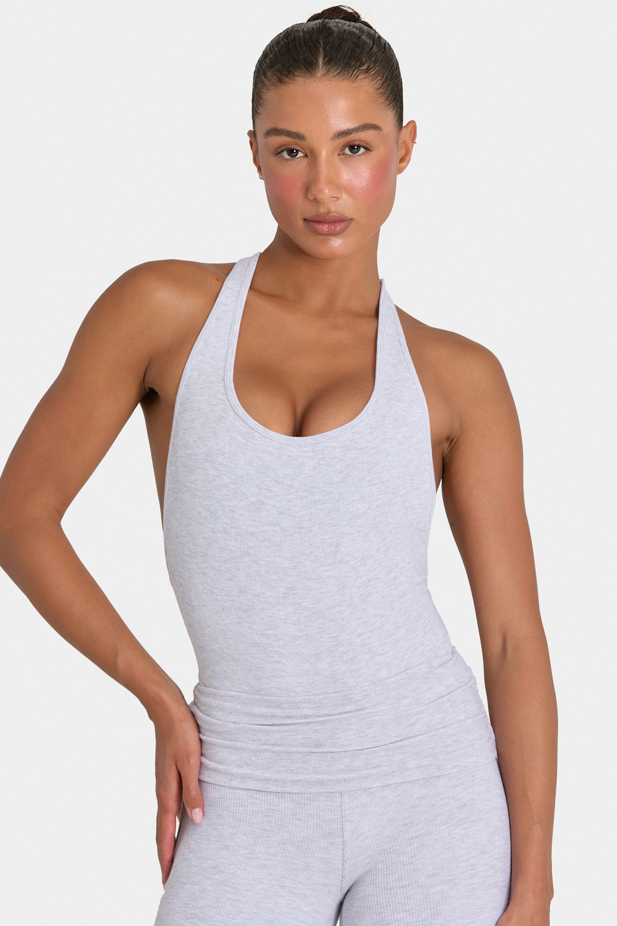 ButterCloud™ Bodysuit in Grey Marl - 2