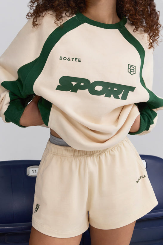 شورت ميني مطاط بلون رخامي