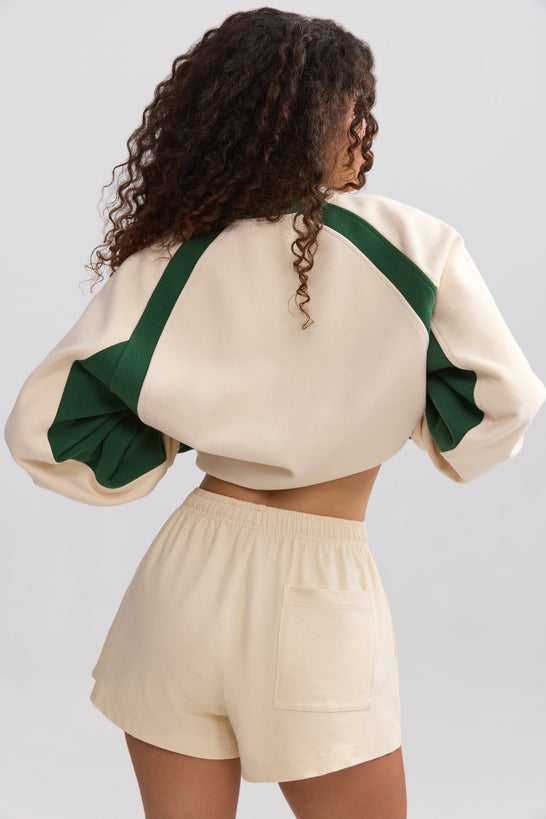 شورت ميني مطاط بلون رخامي