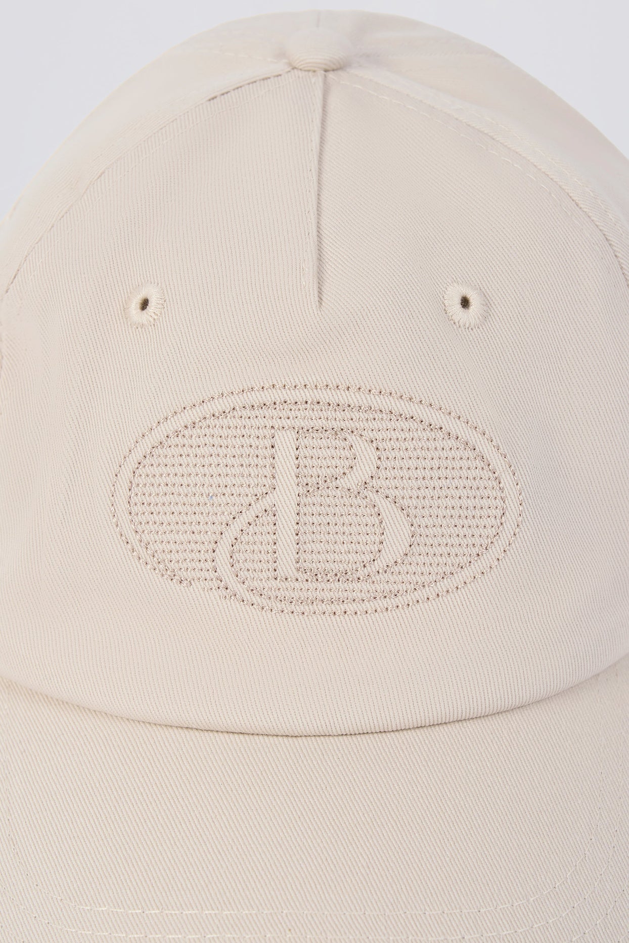 Baseball Cap in Washed Cream