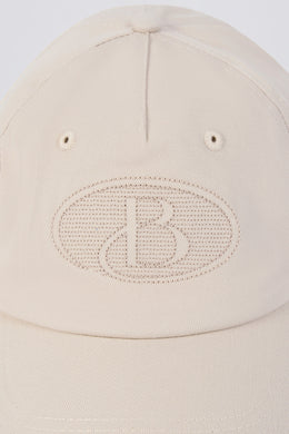 Baseball Cap in Washed Cream