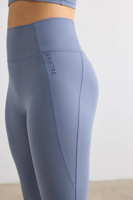 Soft Active Petite Flared Trousers in Slate Grey