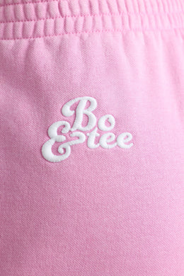 Petite Oversized Joggers in Bubblegum Pink