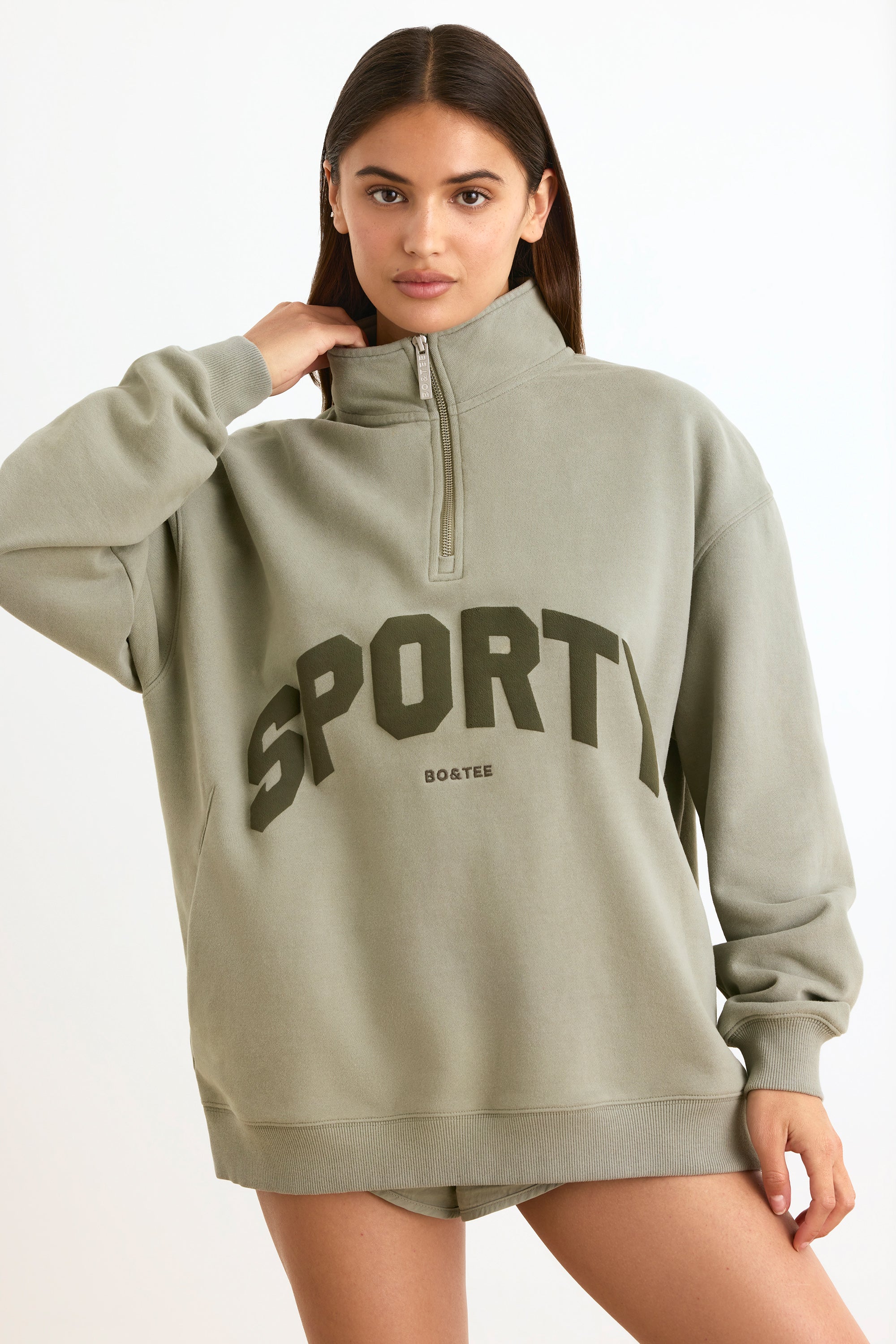 Ae quarter zip sweatshirt outlet