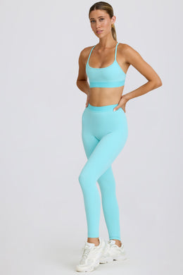 Petite Soft Active Leggings in Aqua