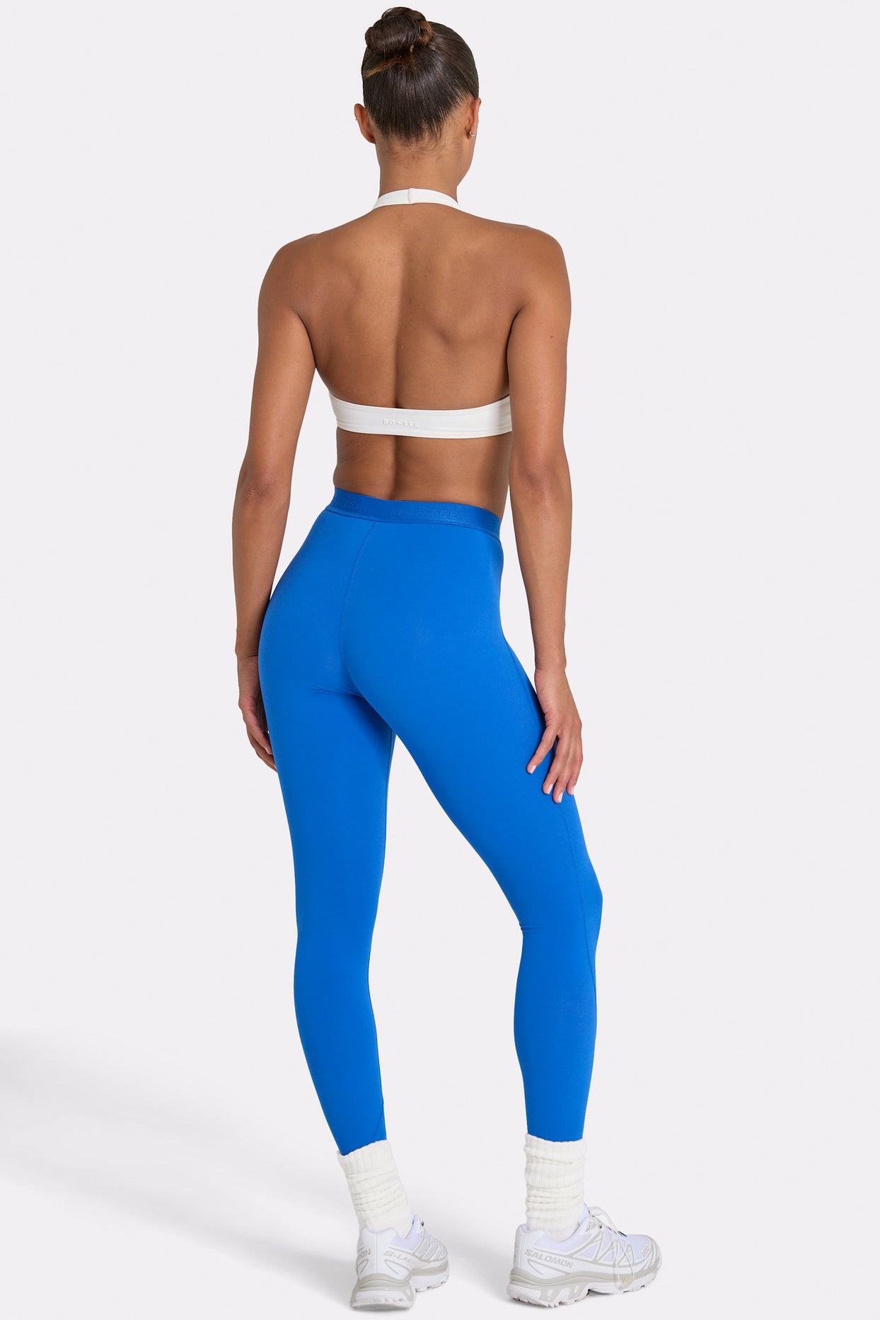 Soft Active Leggings in Cobalt - 2