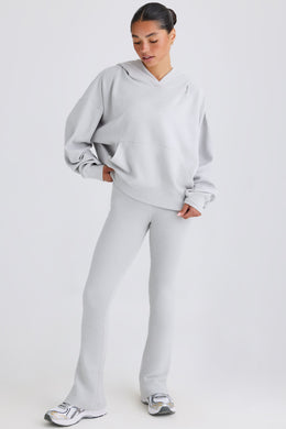 Petite Flared Trousers in Pacific Grey