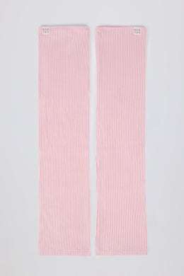 Leg Warmers in Soft Pink