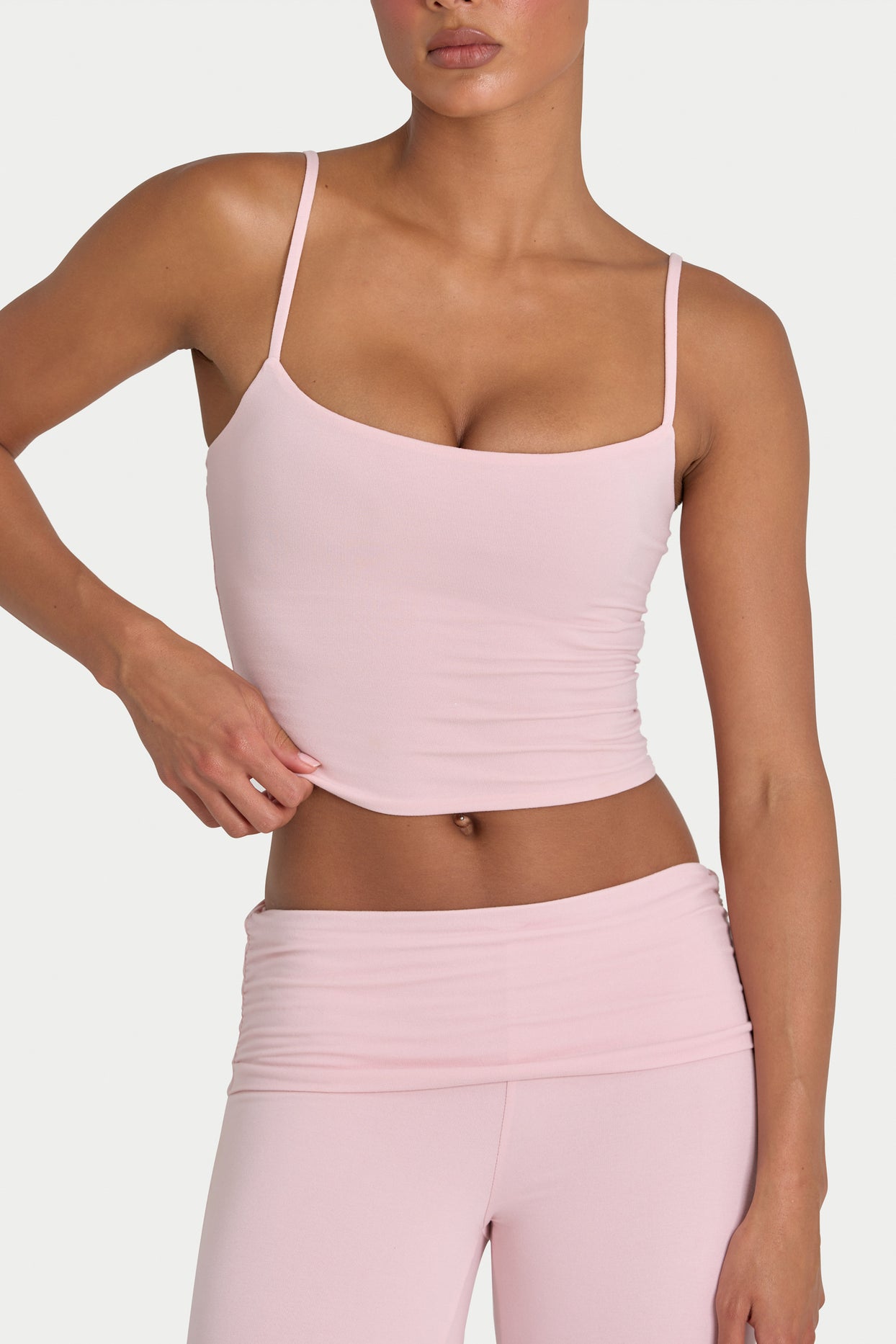 ButterCloud™ Crop Tank Top in Blush - 5