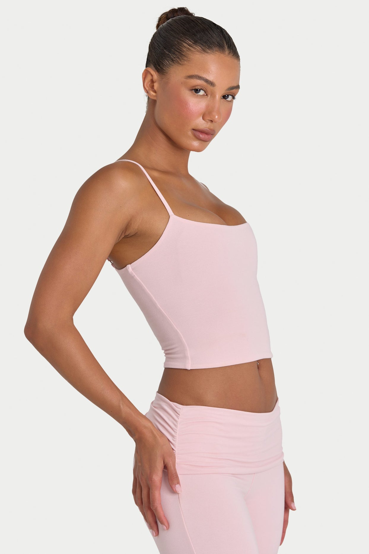 ButterCloud™ Crop Tank Top in Blush - 4