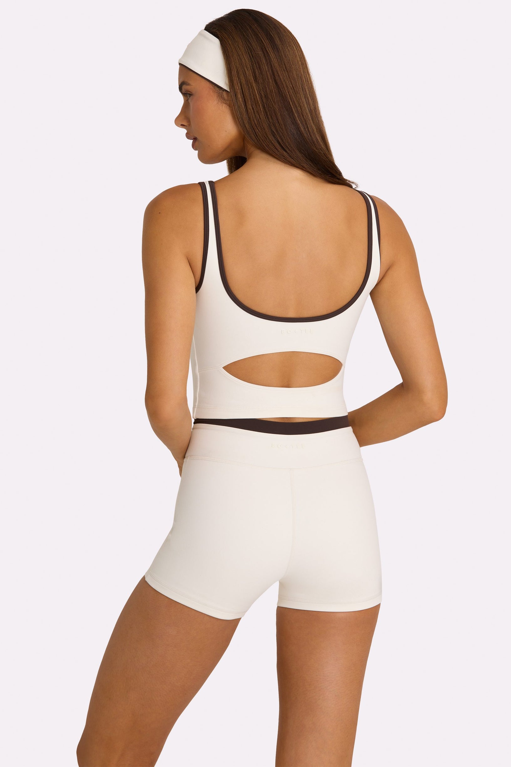 Soft Active Tank Top in Coconut - 2