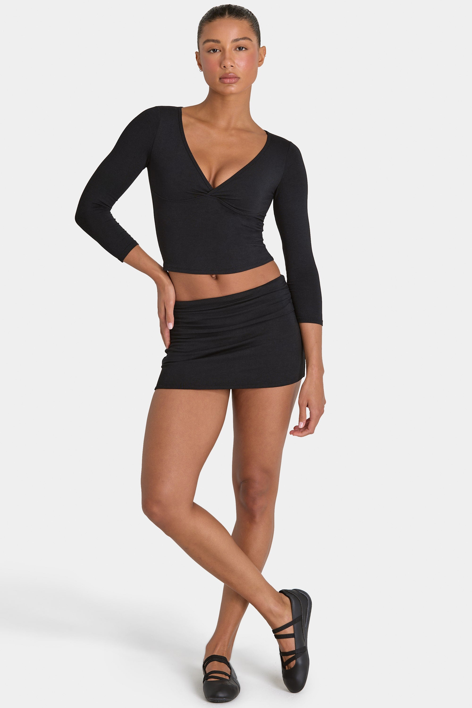 ButterCloud™ Skort in Black - 1