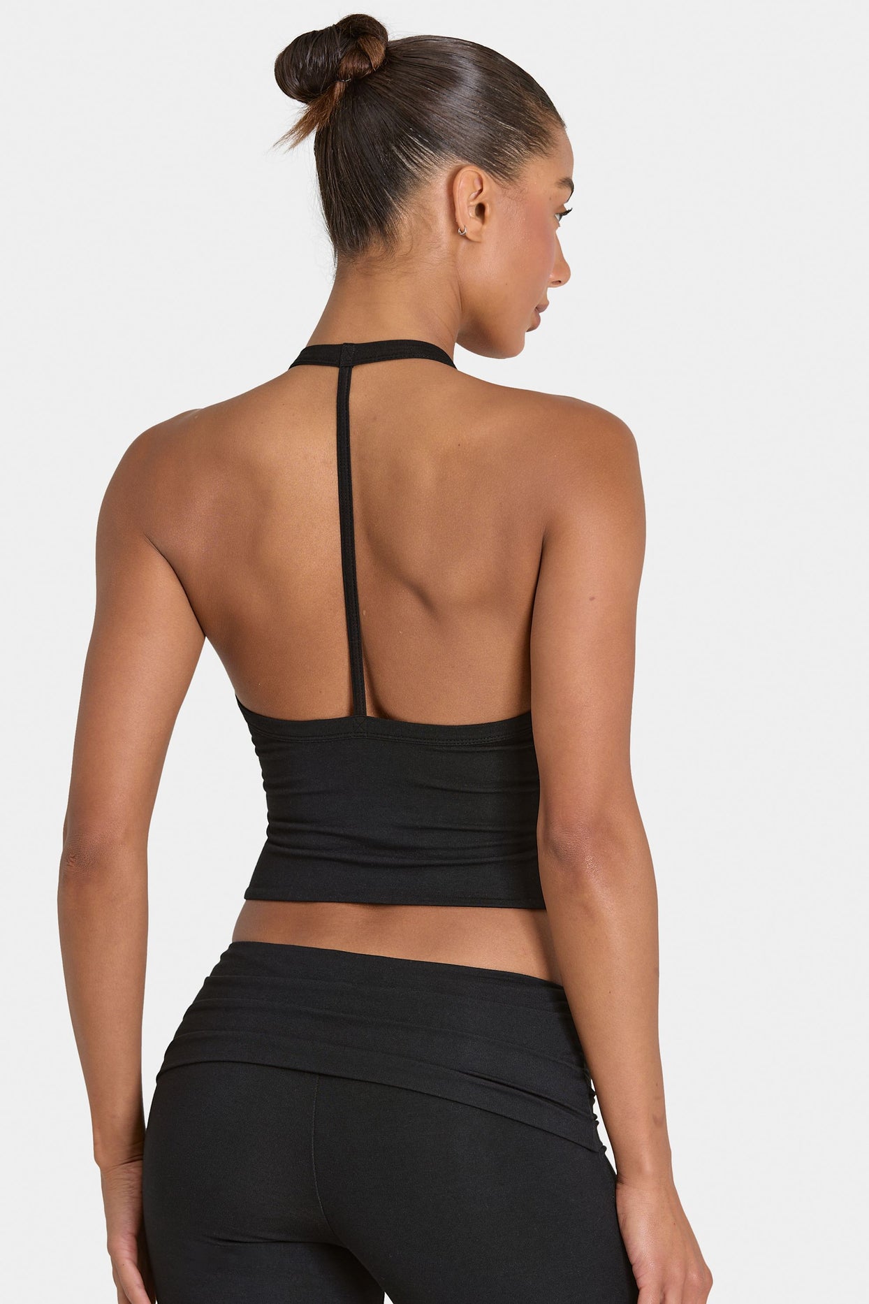 ButterCloud™ Crop Tank Top in Black - 5