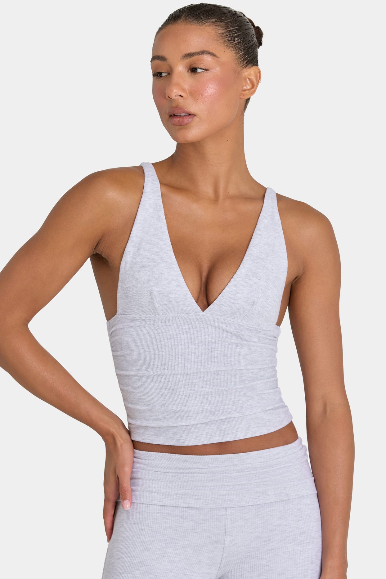 ButterCloud™ Tank Top in Grey Marl - 5