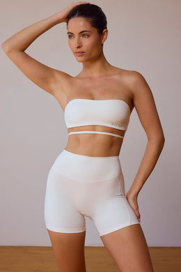 UltraFlex Mini Shorts in Soft White