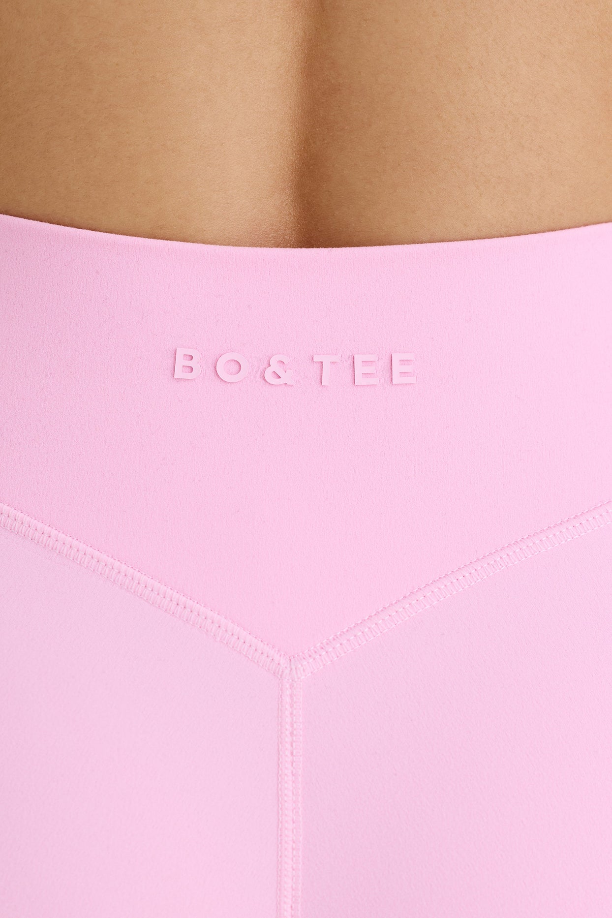 Soft Active Crossover Mini Shorts in Bubblegum Pink