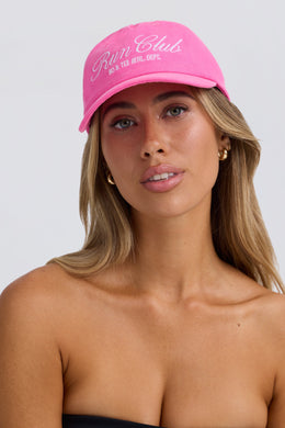 Baseball Cap in Bubblegum Pink