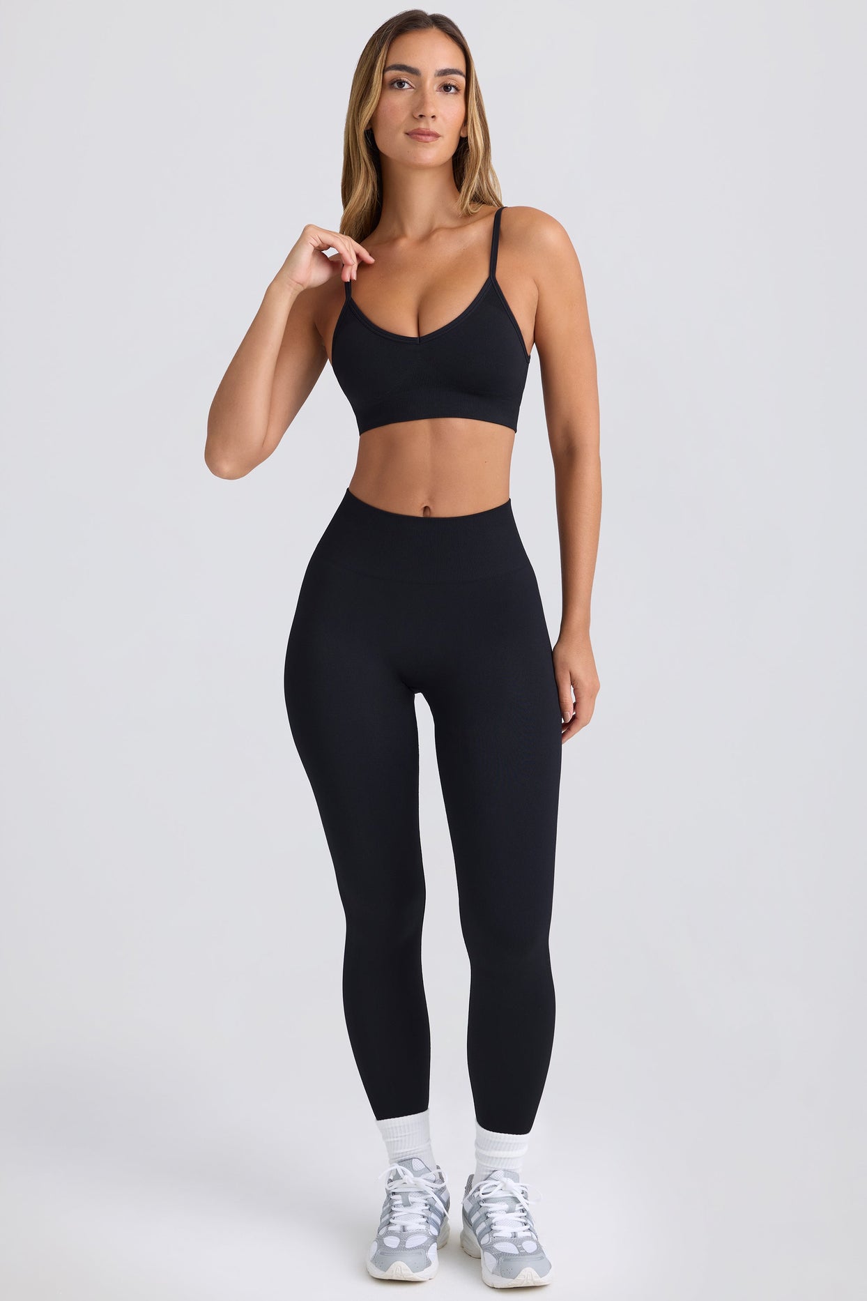 Petite Super Sculpt Seamless Leggings in Black