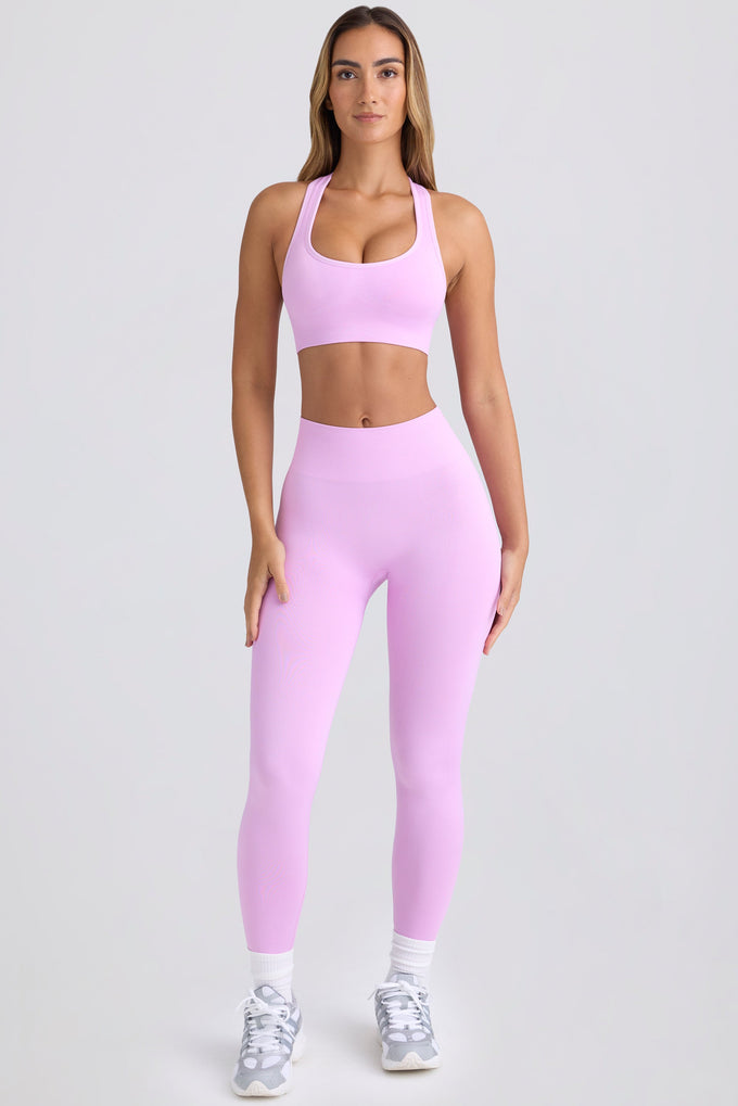 Petite Super Sculpt Seamless Leggings in Violet Pink