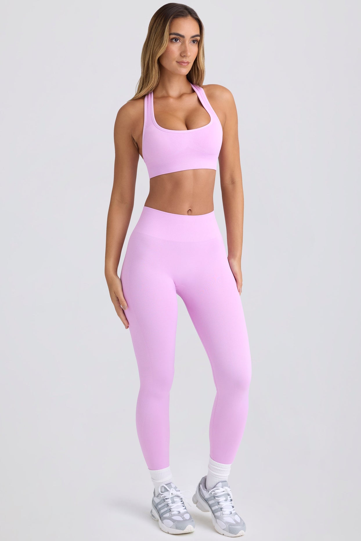 Super Sculpt Seamless Leggings in Violet Pink